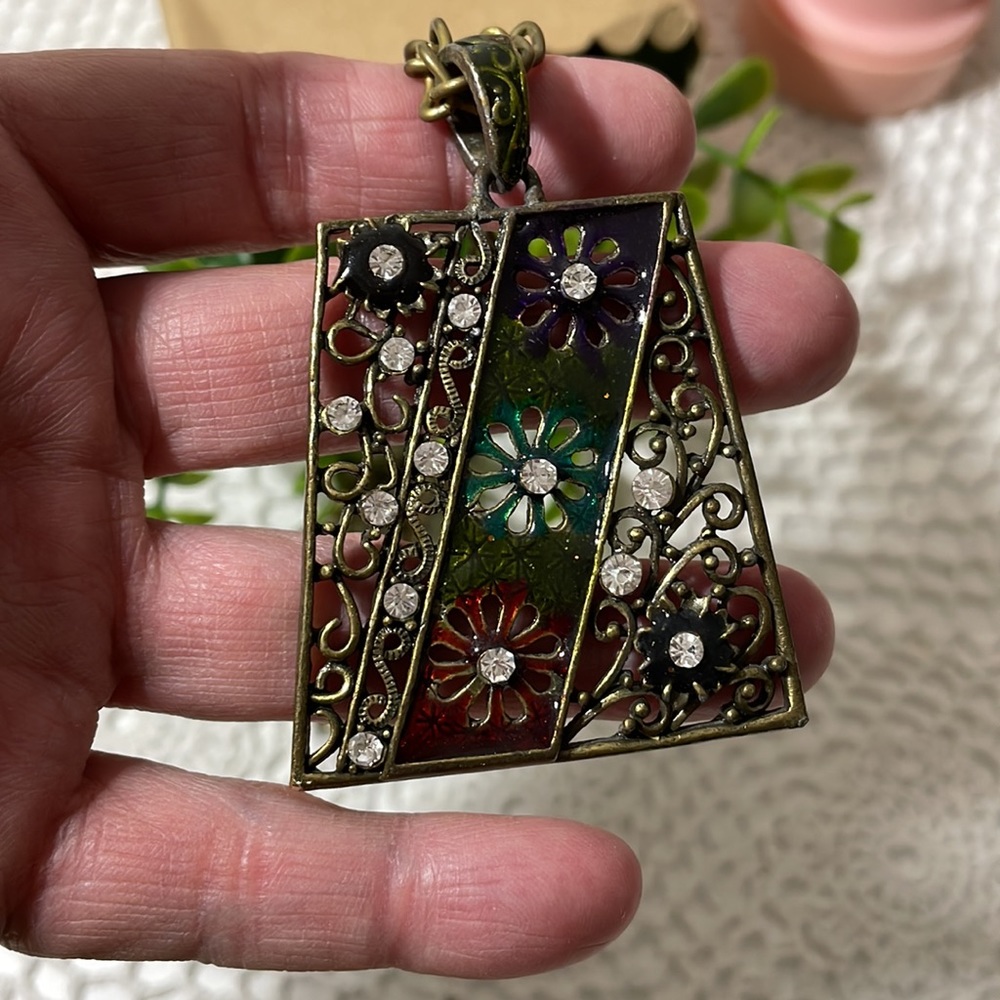 Boho statement necklace